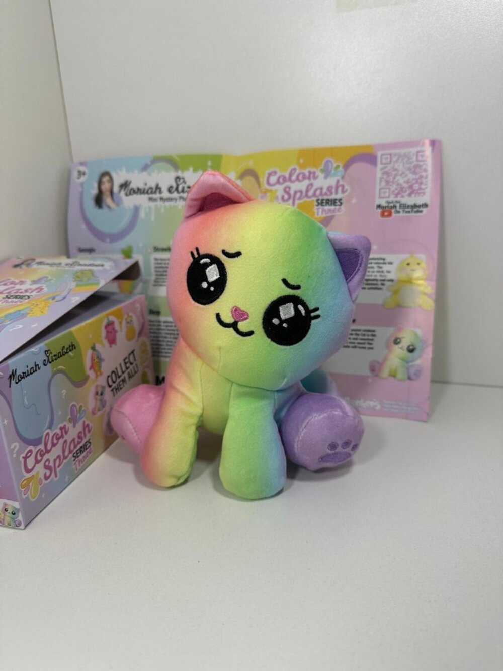 Moriah Elizabeth Mini Mystery Plush Color Splash Series Three Rainbow